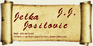 Jelka Jošilović vizit kartica